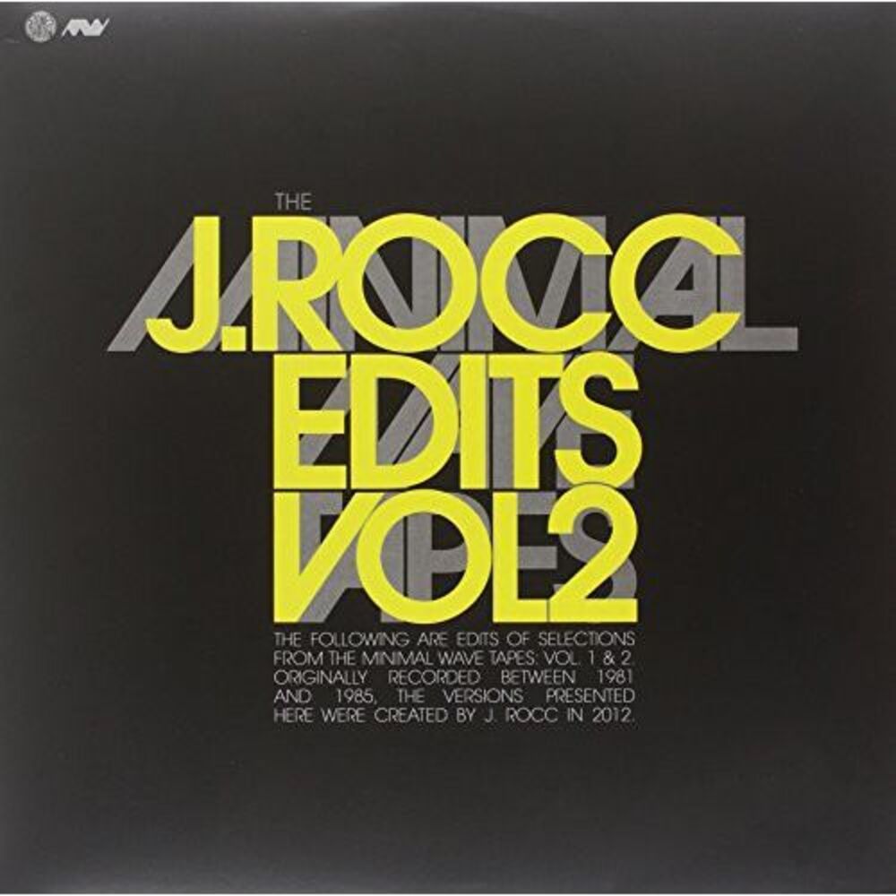 J-Rocc - Minimal Wave Edits, Vol. 2  12-INCH SINGLE
